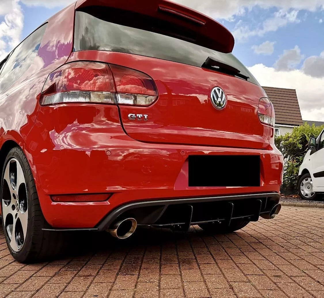 VW Golf GTI MK6 Rear Blade Style Diffuser & Side Splitters 2008-2013 Body Kit