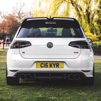 VW Golf R MK7 Rear Diffuser and Rear Side Splitters 2013-2016 Spoiler Body Kit