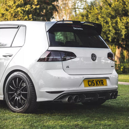 VW Golf R MK7 Rear Diffuser and Rear Side Splitters 2013-2016 Spoiler Body Kit