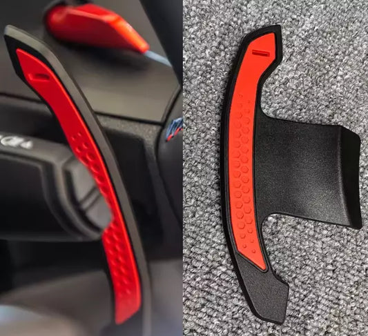 BMW / Mini Carbon Fibre & Red Gear Shifter Paddles F80 M3 F82 F83 F40 G30 G20