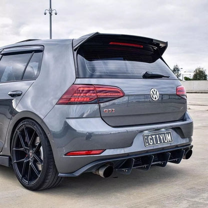 VW Golf GTI MK7.5 Rear Blade Style Diffuser 2016-2020 Spoiler Body Kit