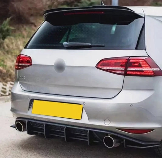 VW Golf GTI MK7 Rear Blade Diffuser & Side Splitters 2013-2016 Spoiler Body Kit